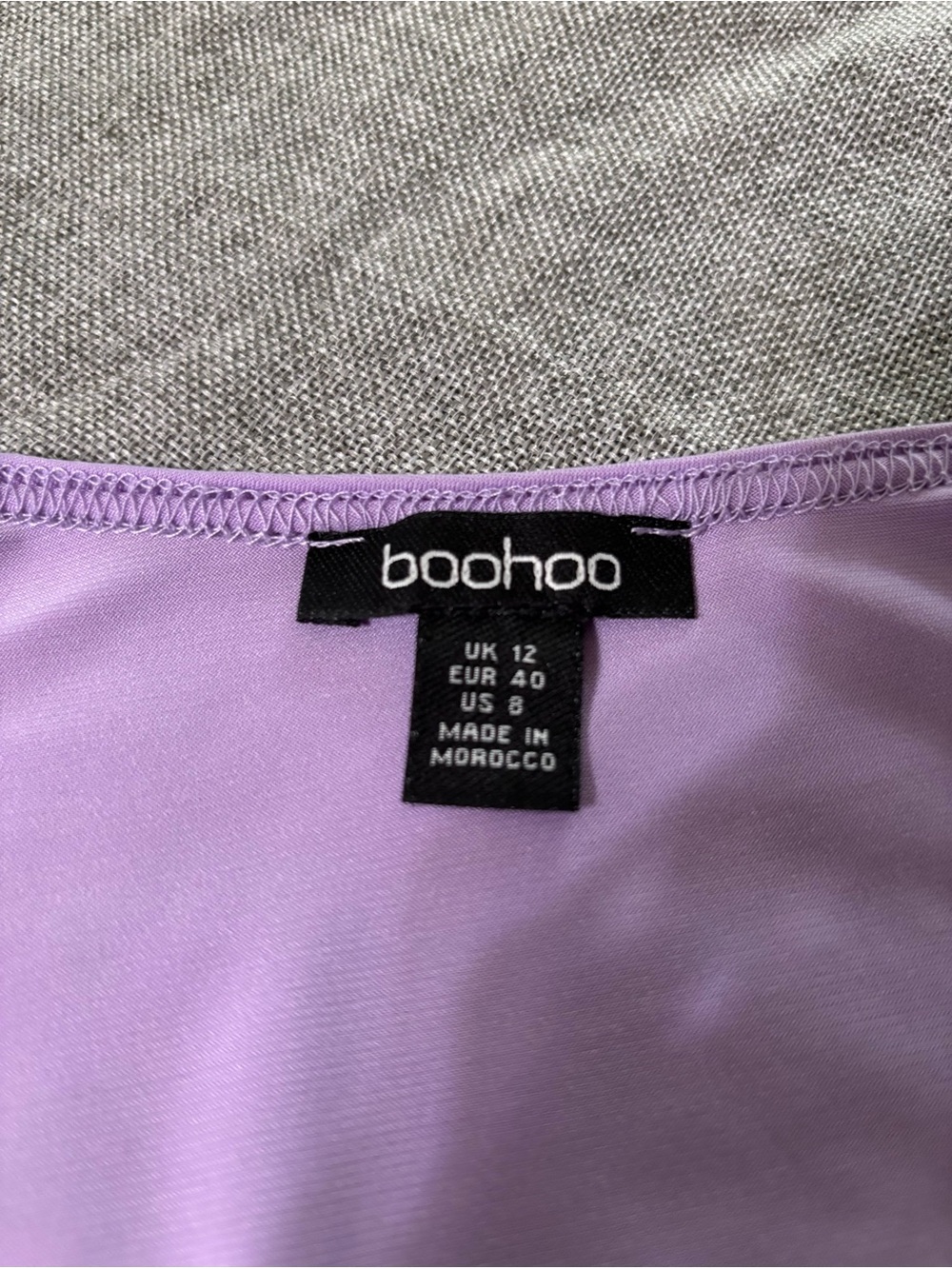 Lilac Ruched Bodycon Dress - Picture 5 of 5